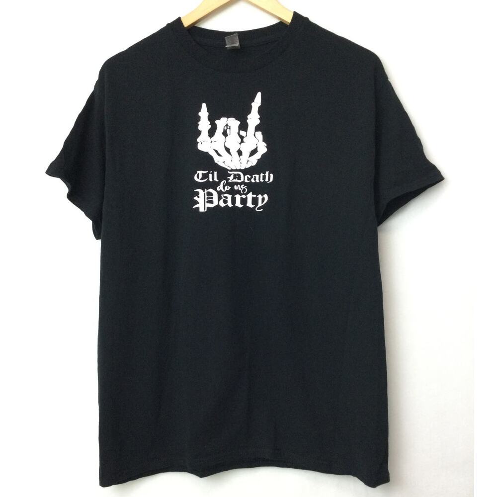 Till Death Do Us Party Heavy Cotton Tee Large